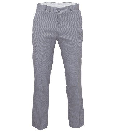 Relco Mens Stay Press Silver Dogtooth Trousers Sta Press Retro Mod Skin Ska VTG